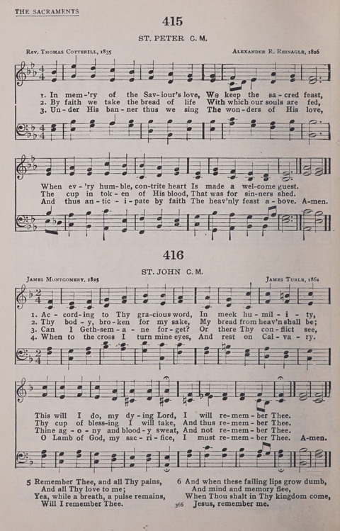 The New Baptist Praise Book: or hymns of the centuries page 366