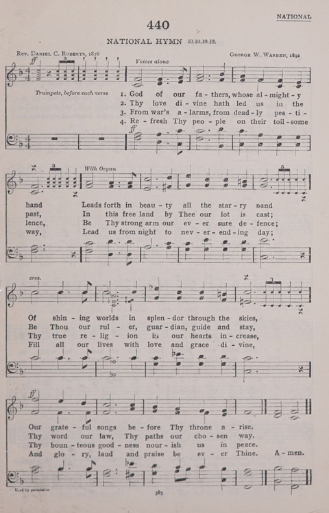 The New Baptist Praise Book: or hymns of the centuries page 385