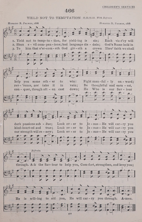 The New Baptist Praise Book: or hymns of the centuries page 411