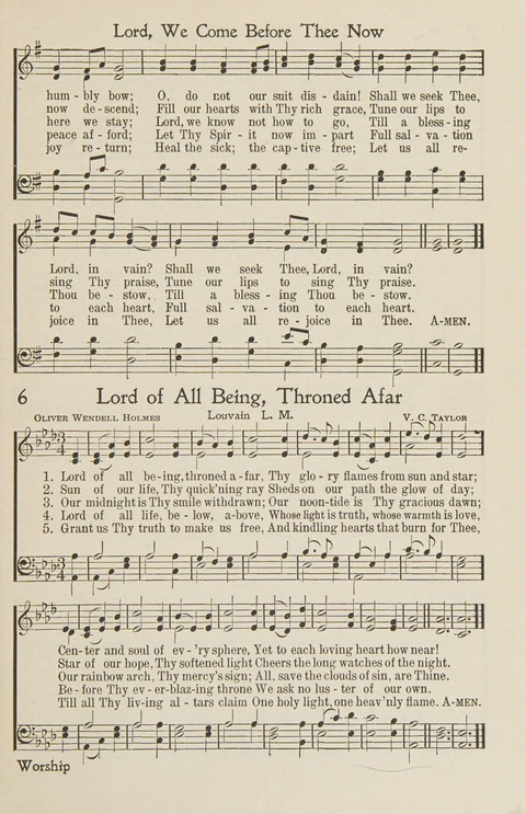 The New Church Hymnal page 5