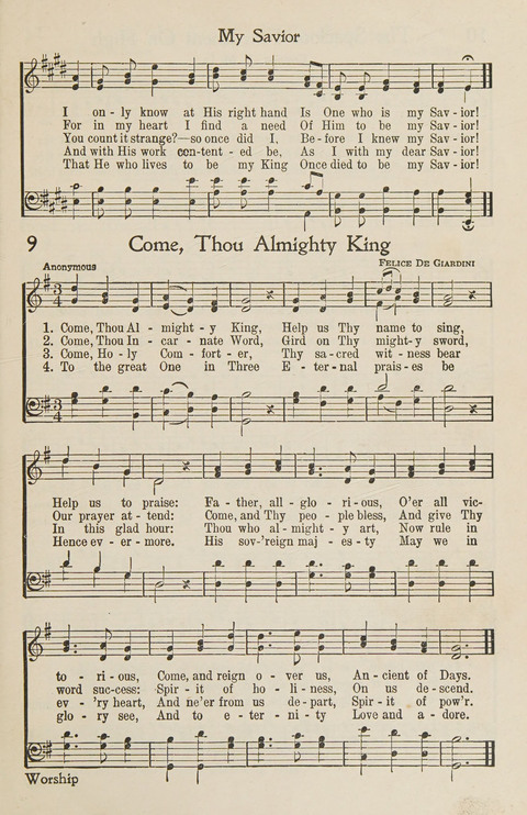 The New Church Hymnal page 7