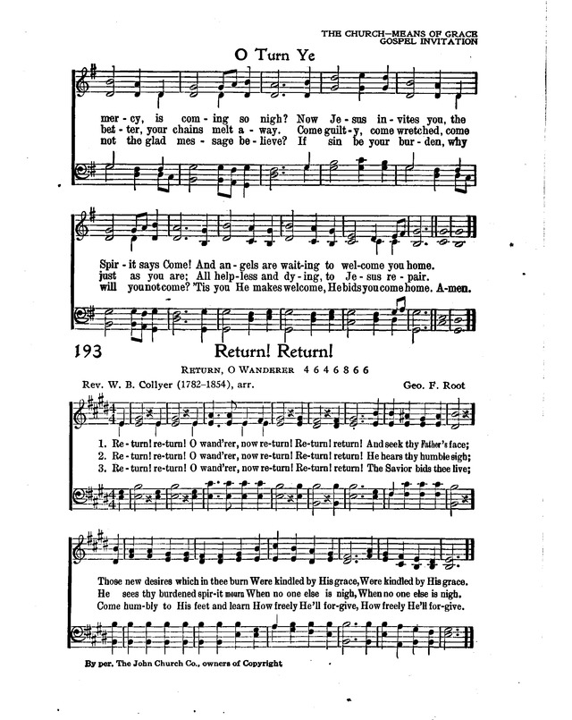 The New Christian Hymnal page 167