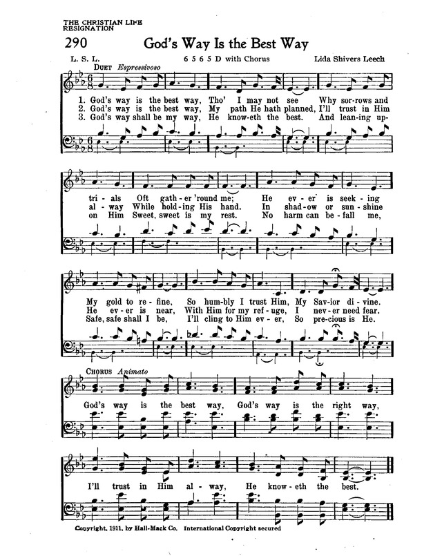 The New Christian Hymnal page 250