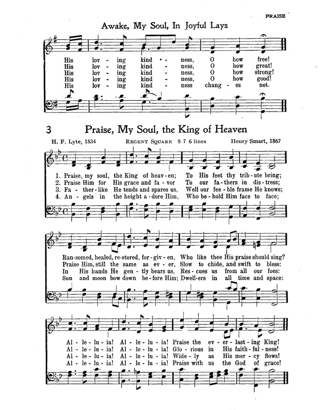 The New Christian Hymnal page 3