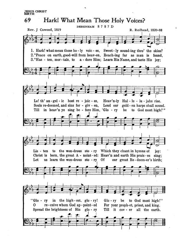 Lagu Rohani - The New Christian Hymnal 69. Hark! what mean those holy voices | Hymnary.org