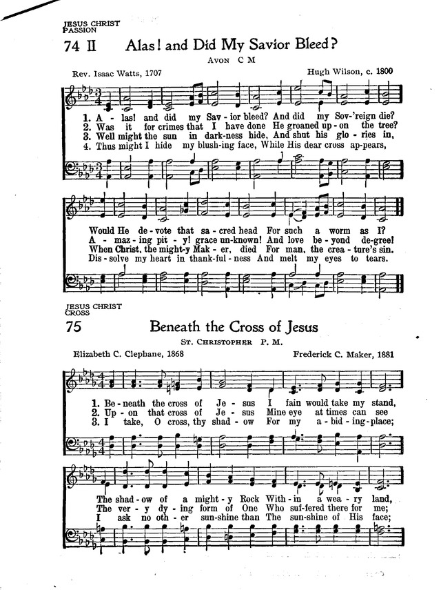 At The Cross (Alas, and did my Savior bleed) - Lyrics, Hymn
