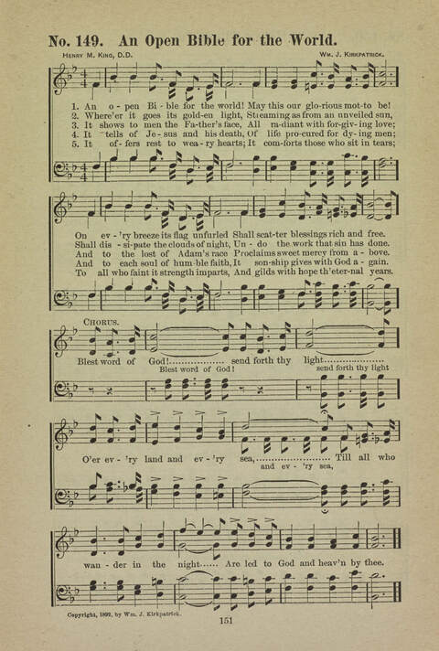 The New Christian Hymn Book: A collection of hymns and tunes for use in Christian worship page 151