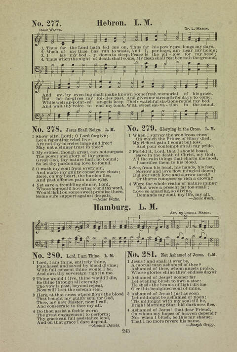 The New Christian Hymn Book: A collection of hymns and tunes for use in Christian worship page 243