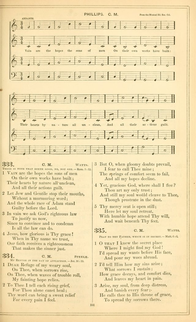 The New Congregational Hymn and Tune Book, for Public, Social and Private  Worship page 116