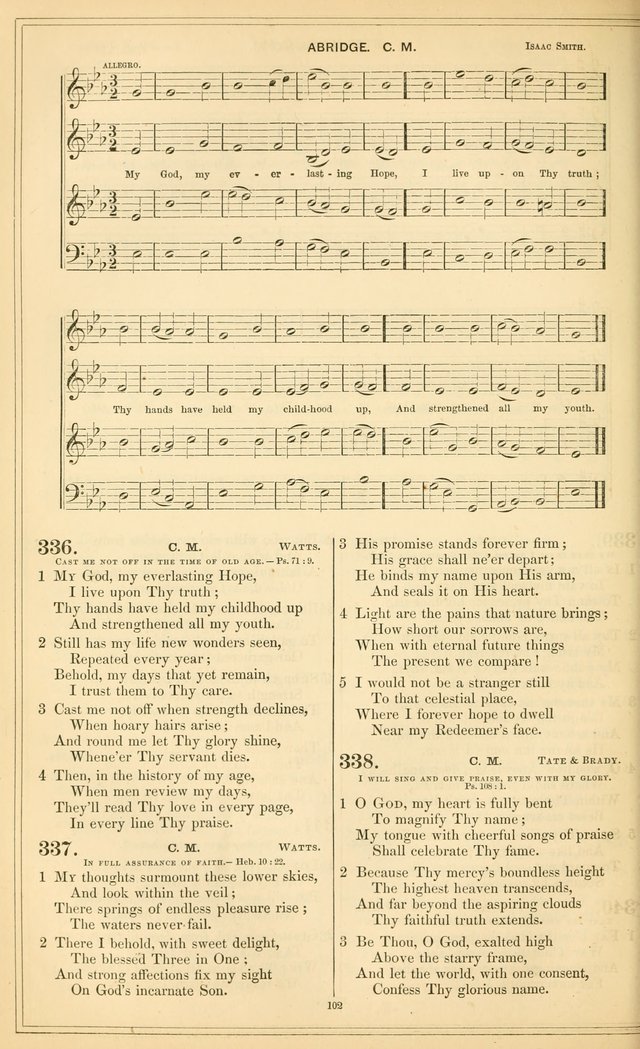 The New Congregational Hymn and Tune Book, for Public, Social and Private  Worship page 117