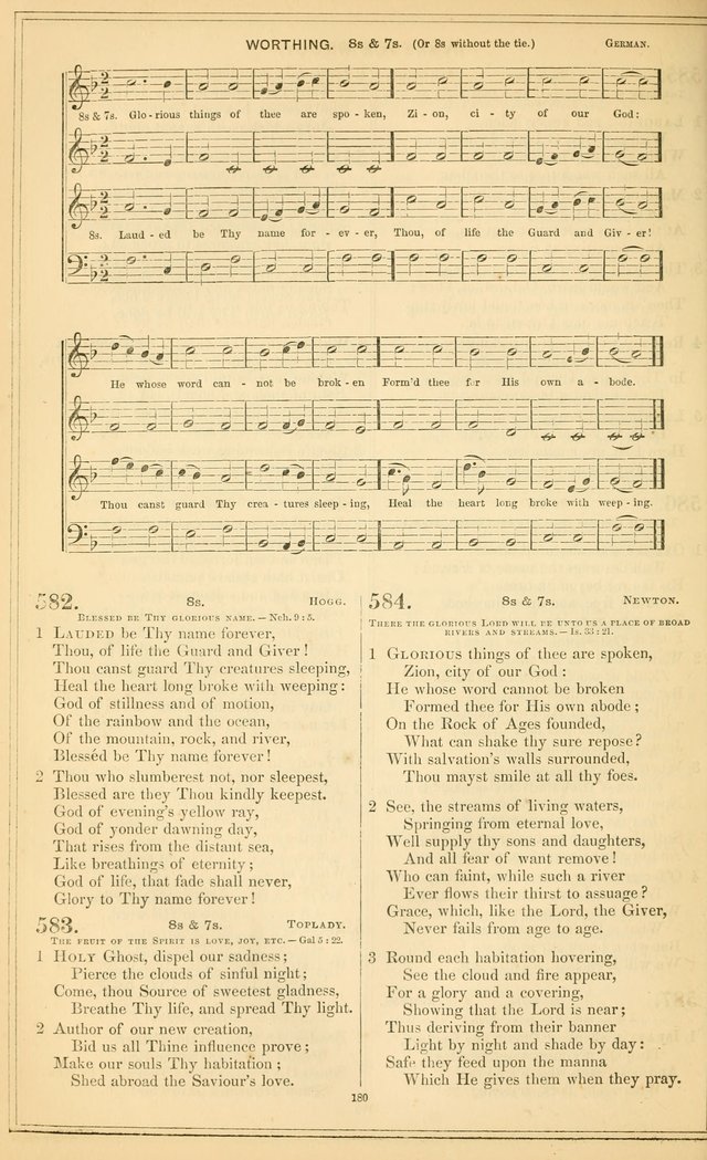 The New Congregational Hymn and Tune Book, for Public, Social and Private  Worship page 195
