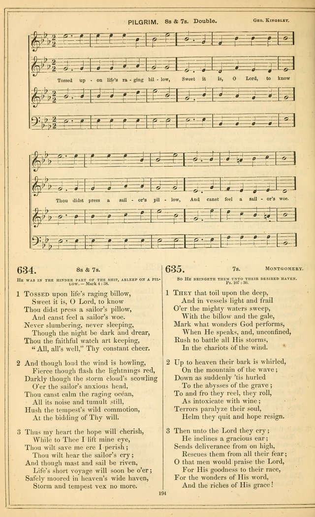 The New Congregational Hymn and Tune Book, for Public, Social and Private  Worship page 209