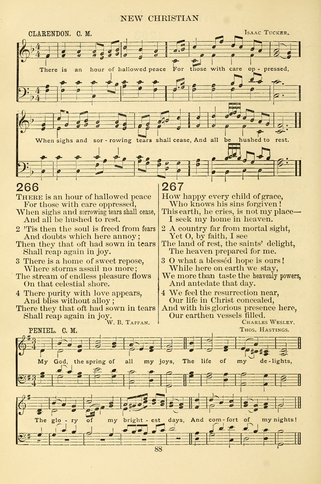 New Christian Hymn and Tune Book page 88