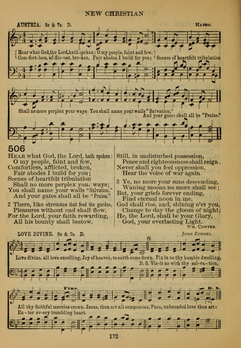 New Christian Hymn and Tune Book page 171