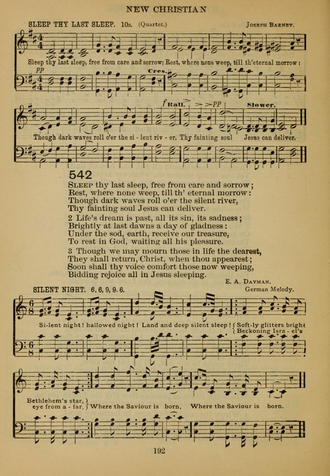 New Christian Hymn and Tune Book page 191