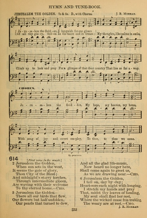 New Christian Hymn and Tune Book page 232