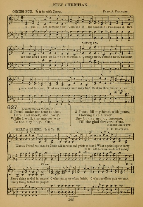 New Christian Hymn and Tune Book page 241