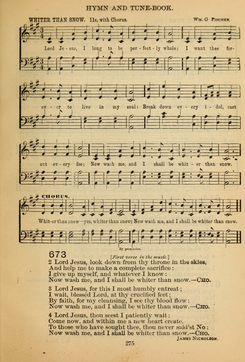 New Christian Hymn and Tune Book page 274
