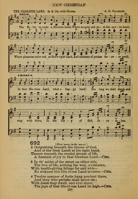 New Christian Hymn and Tune Book page 289