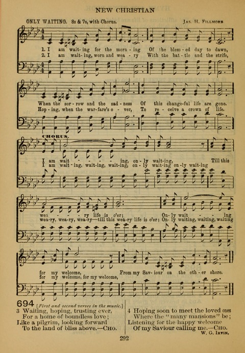 New Christian Hymn and Tune Book page 291