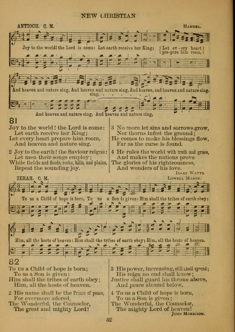 New Christian Hymn and Tune Book page 31