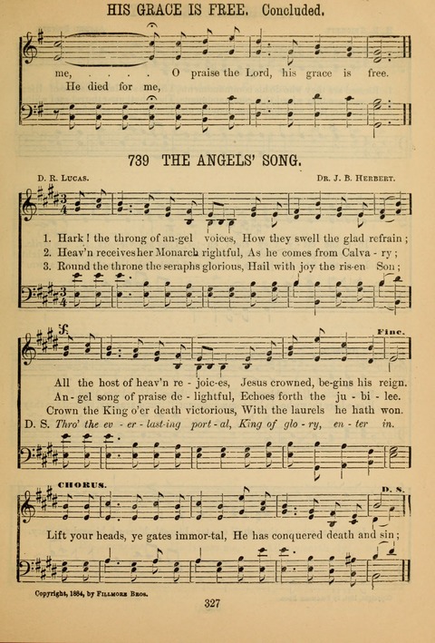 New Christian Hymn and Tune Book page 326