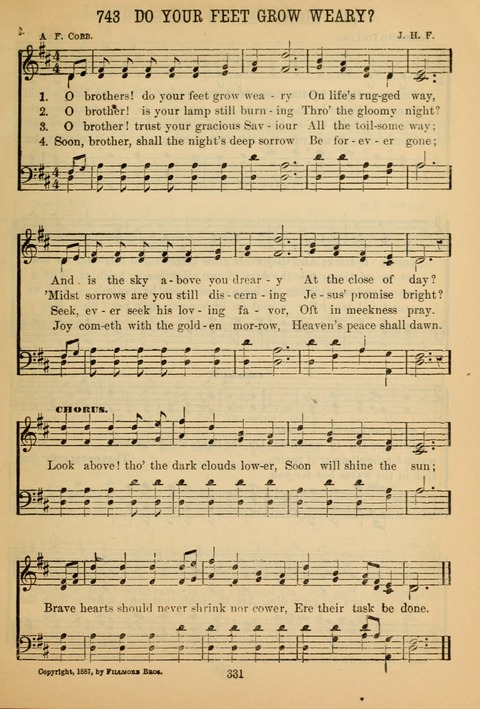 New Christian Hymn and Tune Book page 330