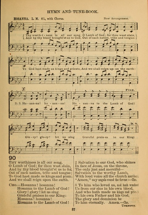 New Christian Hymn and Tune Book page 36
