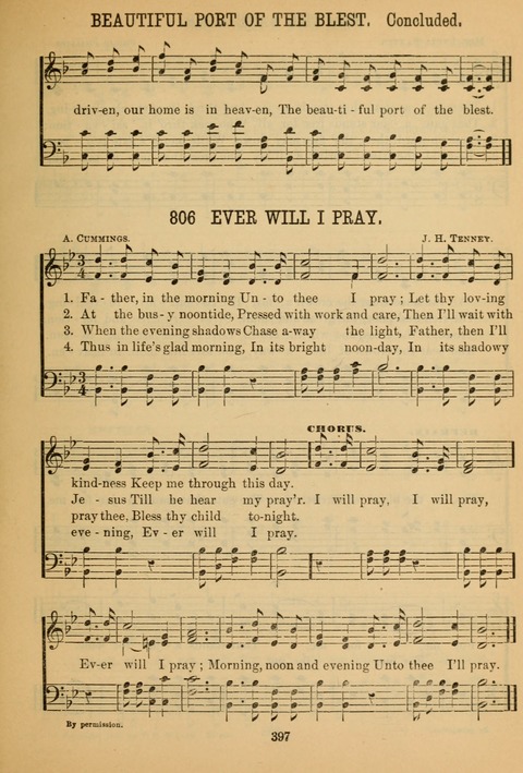 New Christian Hymn and Tune Book page 396