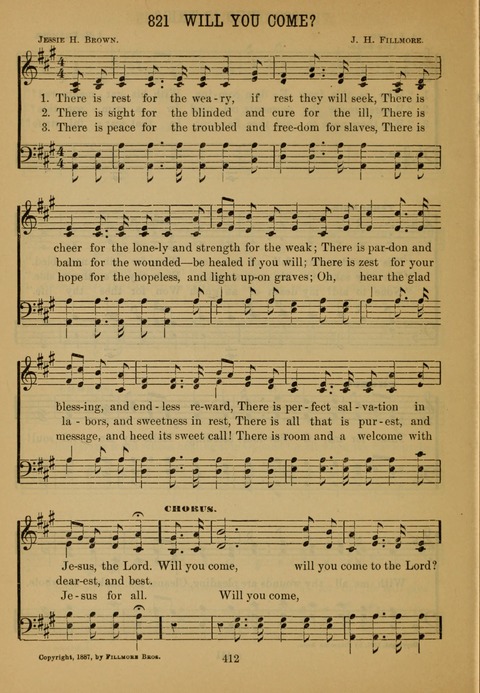 New Christian Hymn and Tune Book page 411