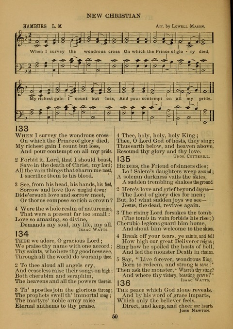 New Christian Hymn and Tune Book page 49