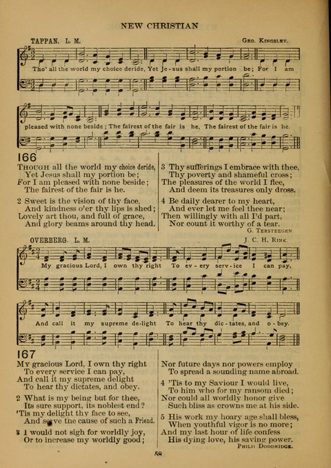 New Christian Hymn and Tune Book page 57
