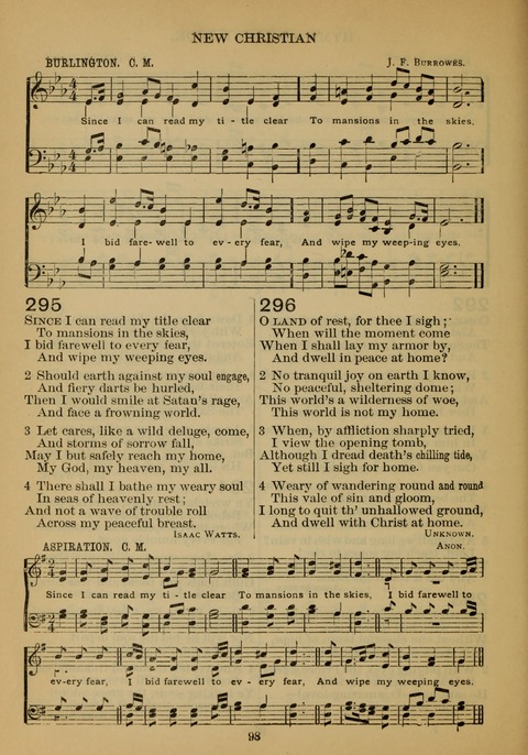 New Christian Hymn and Tune Book page 97