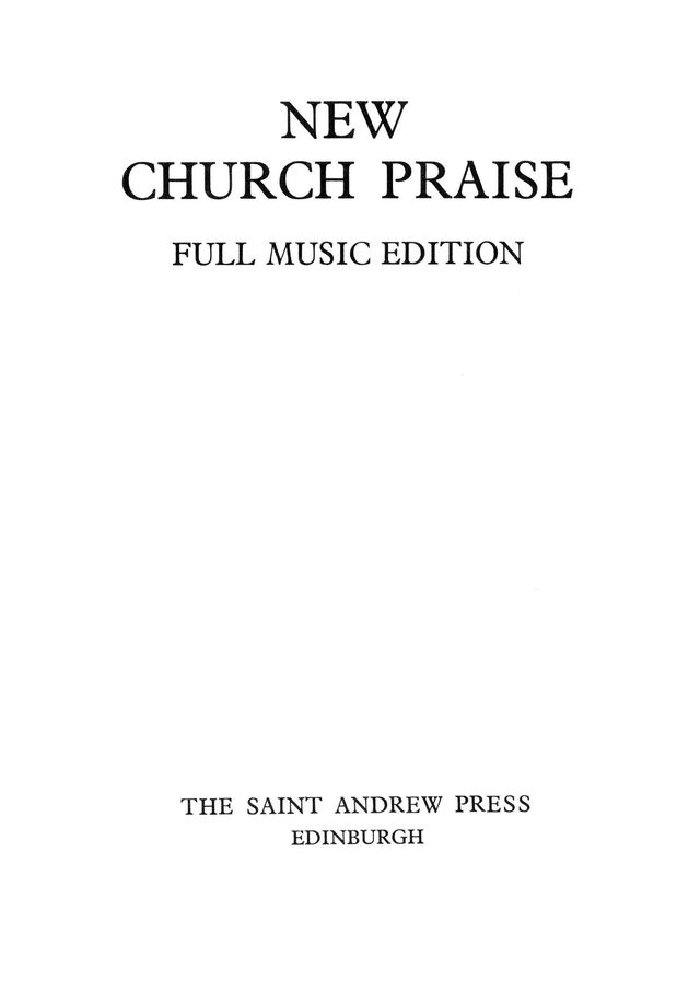 New Church Praise page 1
