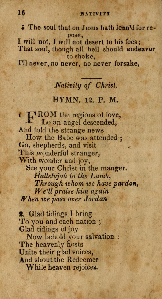 The New England Collection of Hymns and Spiritual Songs: adapted to prayer, conference and camp-meetings page 16
