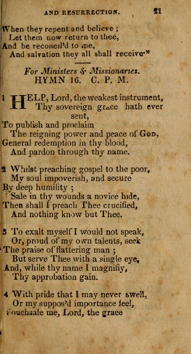 The New England Collection of Hymns and Spiritual Songs: adapted to prayer, conference and camp-meetings page 25