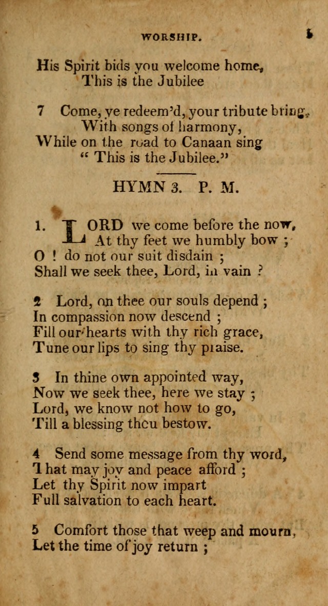 The New England Collection of Hymns and Spiritual Songs: adapted to prayer, conference and camp-meetings page 5