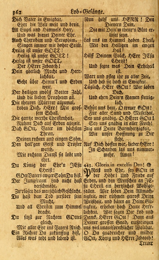 Neu-Eingerichtetes Gesang-Buch in Sich Haltend eine Sammlung (mehrentheils alter) Schöner lehr-reicher underbailicher Lieder... page 364