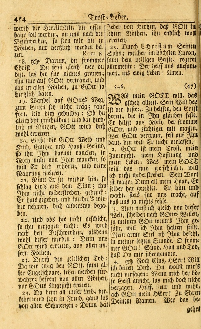 Neu-Eingerichtetes Gesang-Buch in Sich Haltend eine Sammlung (mehrentheils alter) Schöner lehr-reicher underbailicher Lieder... page 456