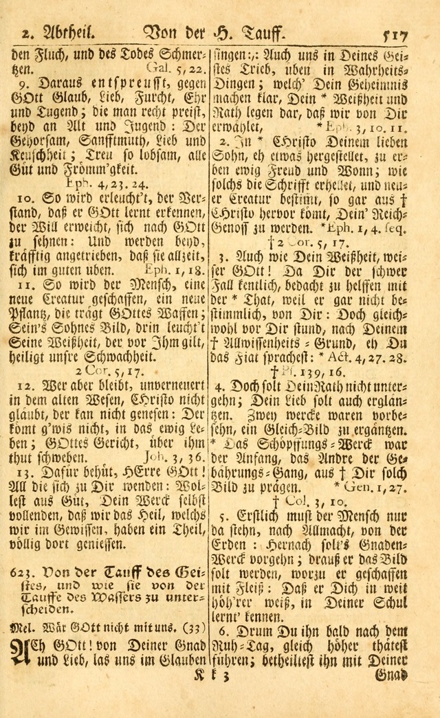 Neu-Eingerichtetes Gesang-Buch in Sich Haltend eine Sammlung (mehrentheils alter) Schöner lehr-reicher underbailicher Lieder... page 521