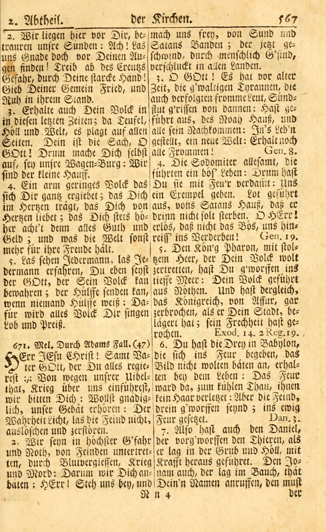 Neu-Eingerichtetes Gesang-Buch in Sich Haltend eine Sammlung (mehrentheils alter) Schöner lehr-reicher underbailicher Lieder... page 573