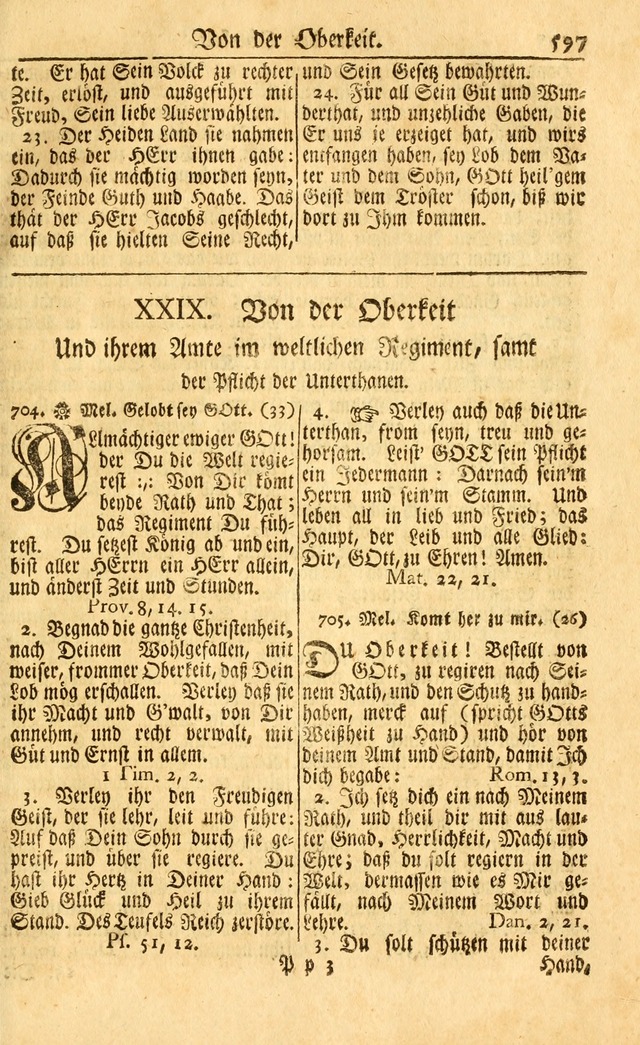Neu-Eingerichtetes Gesang-Buch in Sich Haltend eine Sammlung (mehrentheils alter) Schöner lehr-reicher underbailicher Lieder... page 603