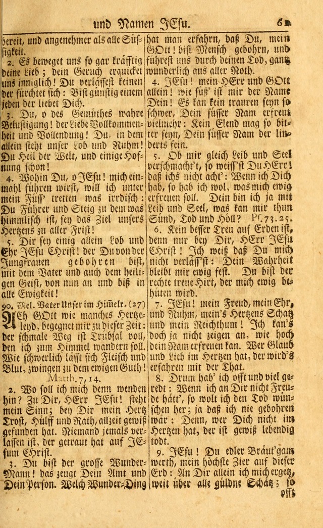 Neu-Eingerichtetes Gesang-Buch in Sich Haltend eine Sammlung (mehrentheils alter) Schöner lehr-reicher underbailicher Lieder... page 61