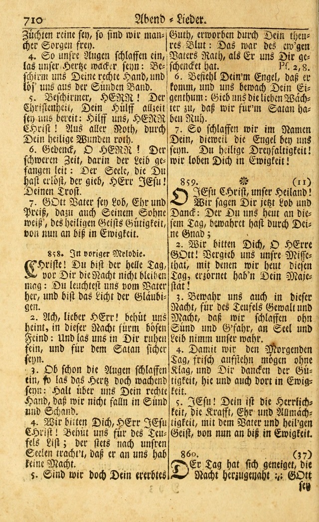 Neu-Eingerichtetes Gesang-Buch in Sich Haltend eine Sammlung (mehrentheils alter) Schöner lehr-reicher underbailicher Lieder... page 716
