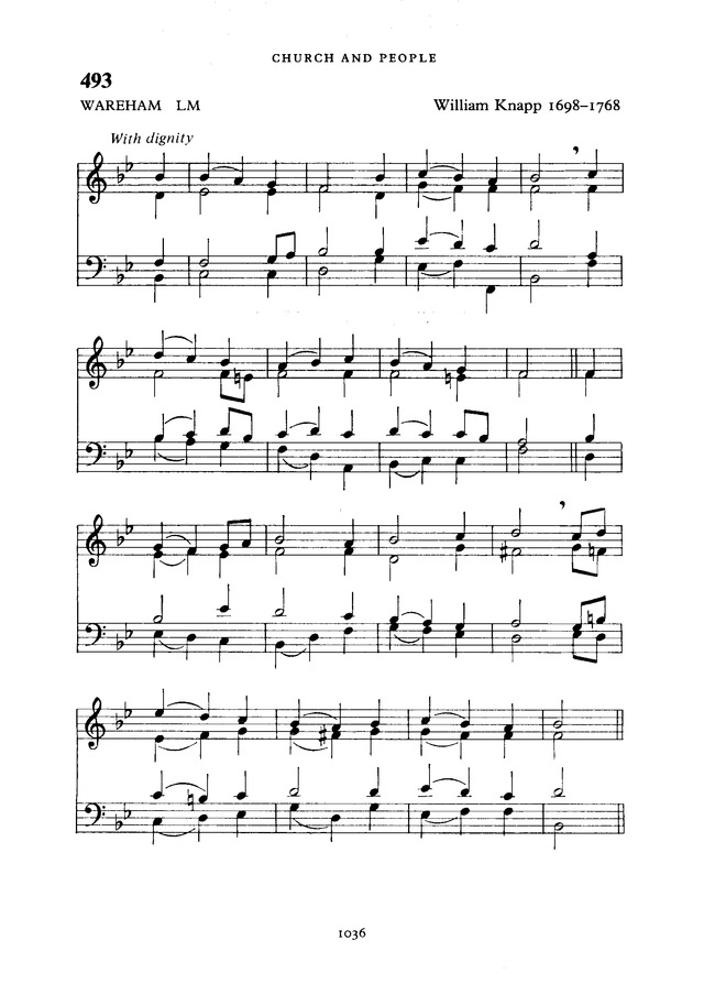 The New English Hymnal page 1037