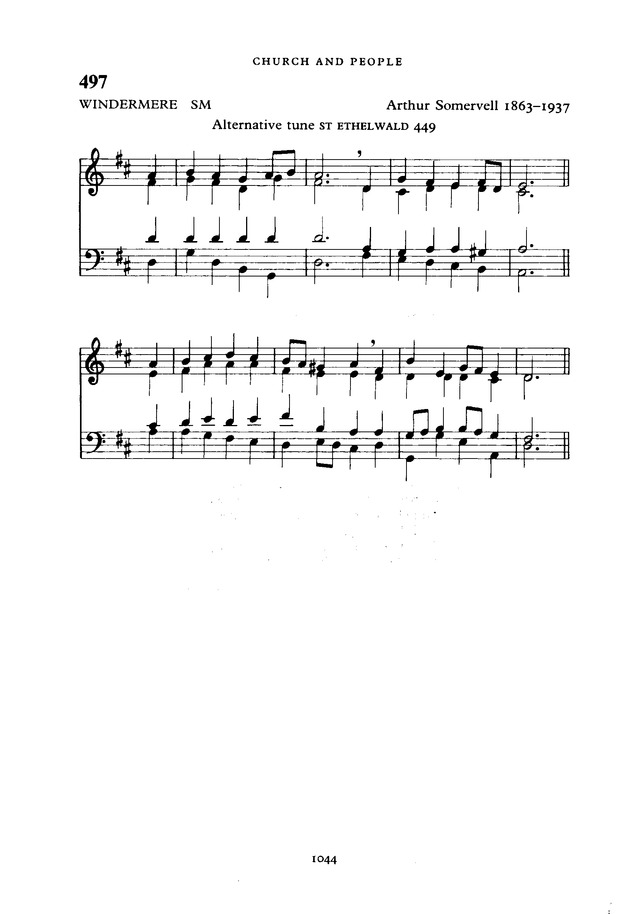 The New English Hymnal page 1045