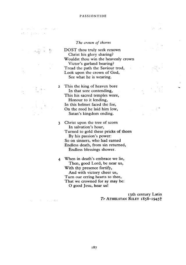 The New English Hymnal page 187