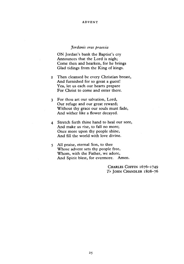 The New English Hymnal page 25