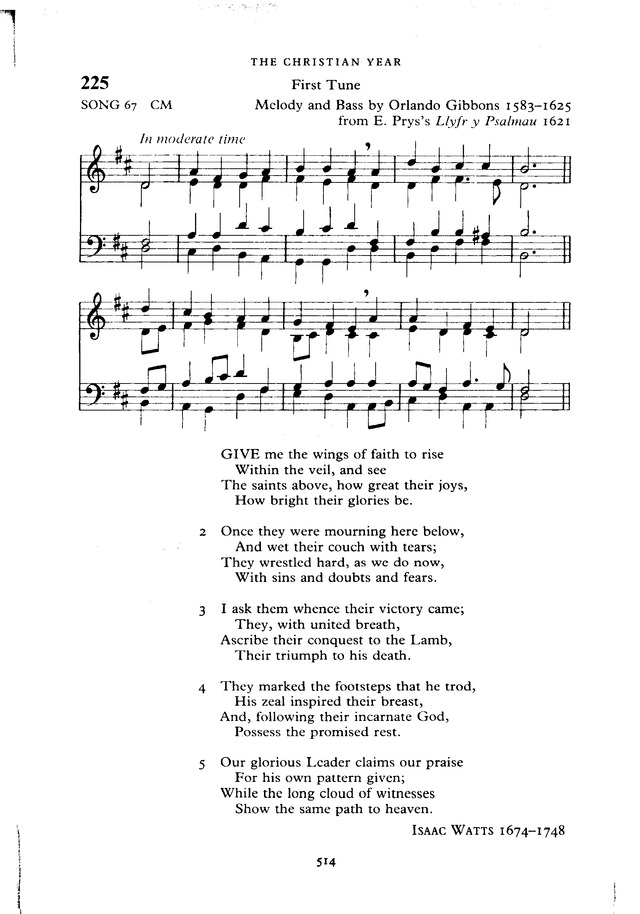 The New English Hymnal page 515