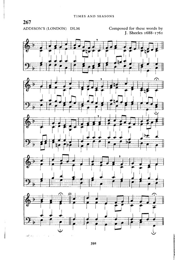 The New English Hymnal page 593